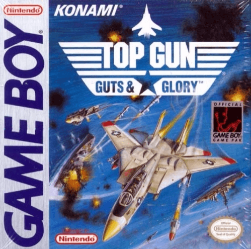 Top Gun Guts to Glory box art for GameBoy